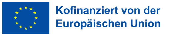 Banner mit der EU-Flagge und dem Text "Kofinanziert von der Europäischen Union"